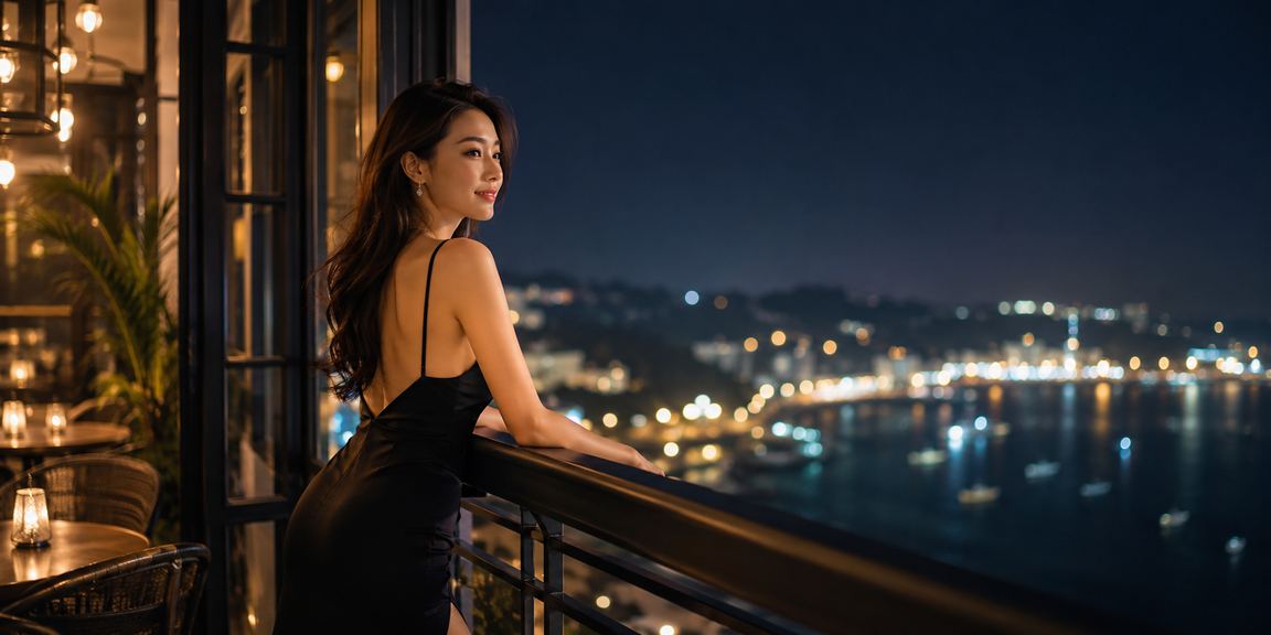Người dùng tại Phú Quốc thư giãn với điện thoại và cà phê bên bờ biển